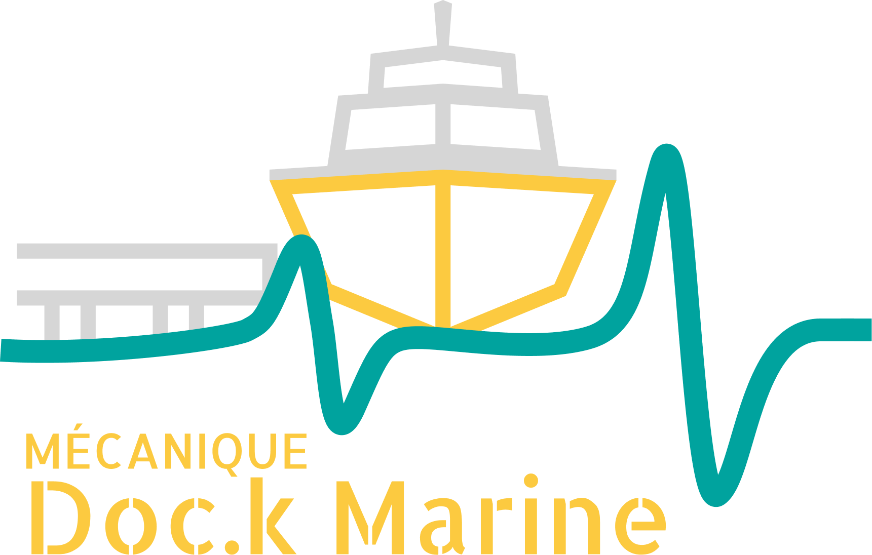 Logo de Mécanique Dock Marine.